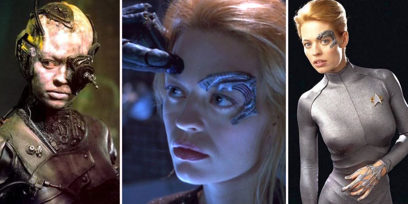 Nine Seven Trek Voyager Borg Cyborg Character Characters Awesome Appearance...