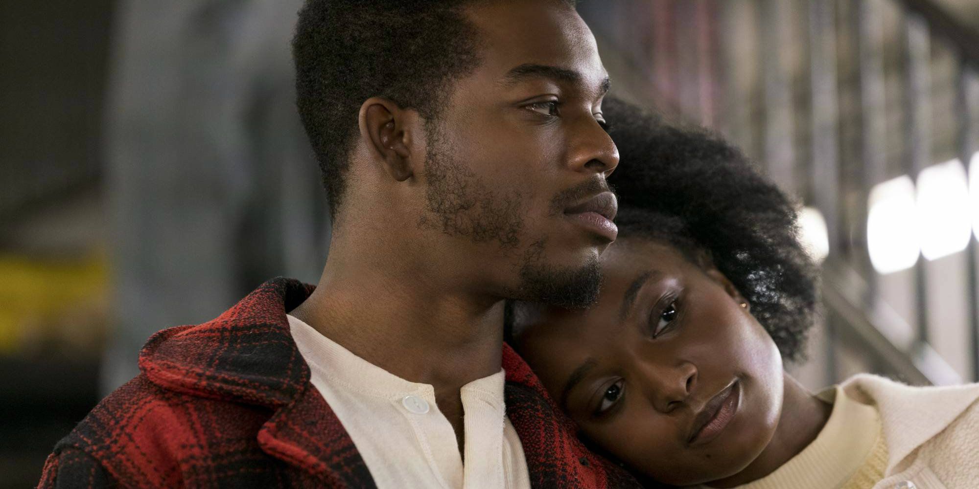 Tish and Fonny in If Beale Street Could Talk
