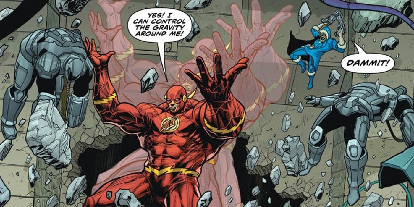 The Flash Taps The Power Of The Strength Force And Controls Gravity In The Flash #54