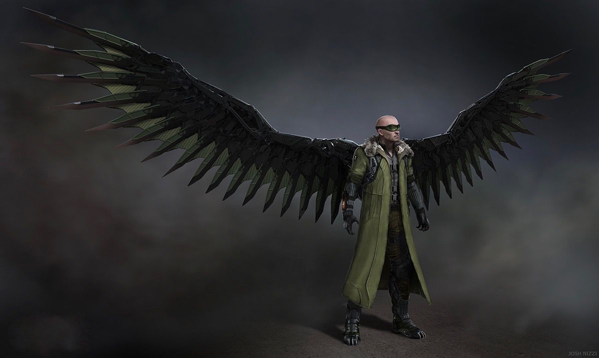 Vulture Concept Art in Spider-Man Homecoming