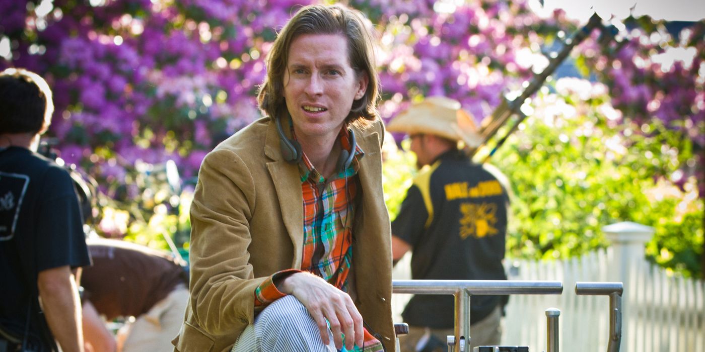 Wes Anderson dirigindo