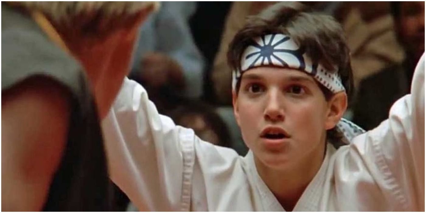 Ralph Macchio as Daniel LaRusso in The Karate Kid