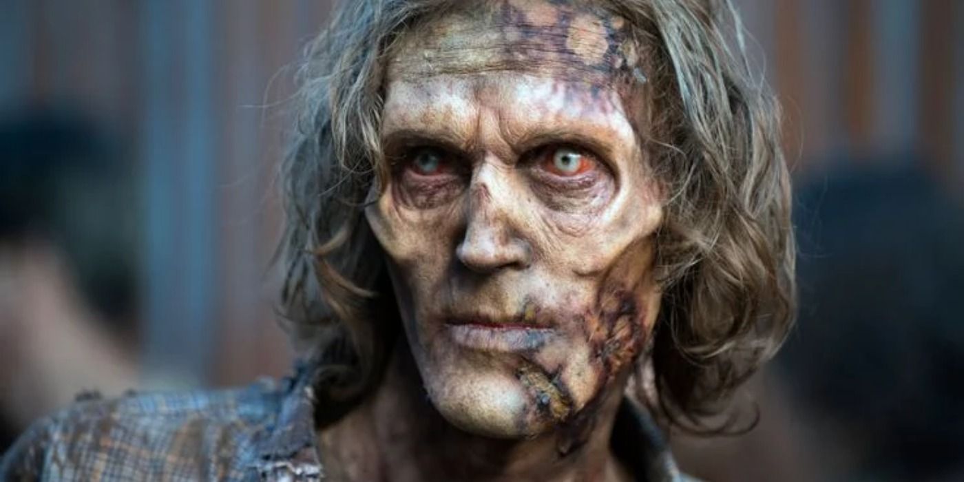 A zombie in The Walking Dead.