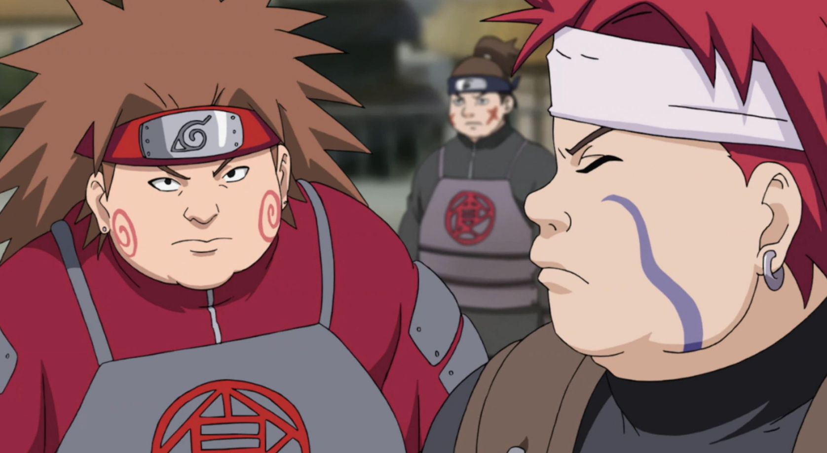 Akimichi Clan Wears The Kanji For Food in Naruto Shippuden
