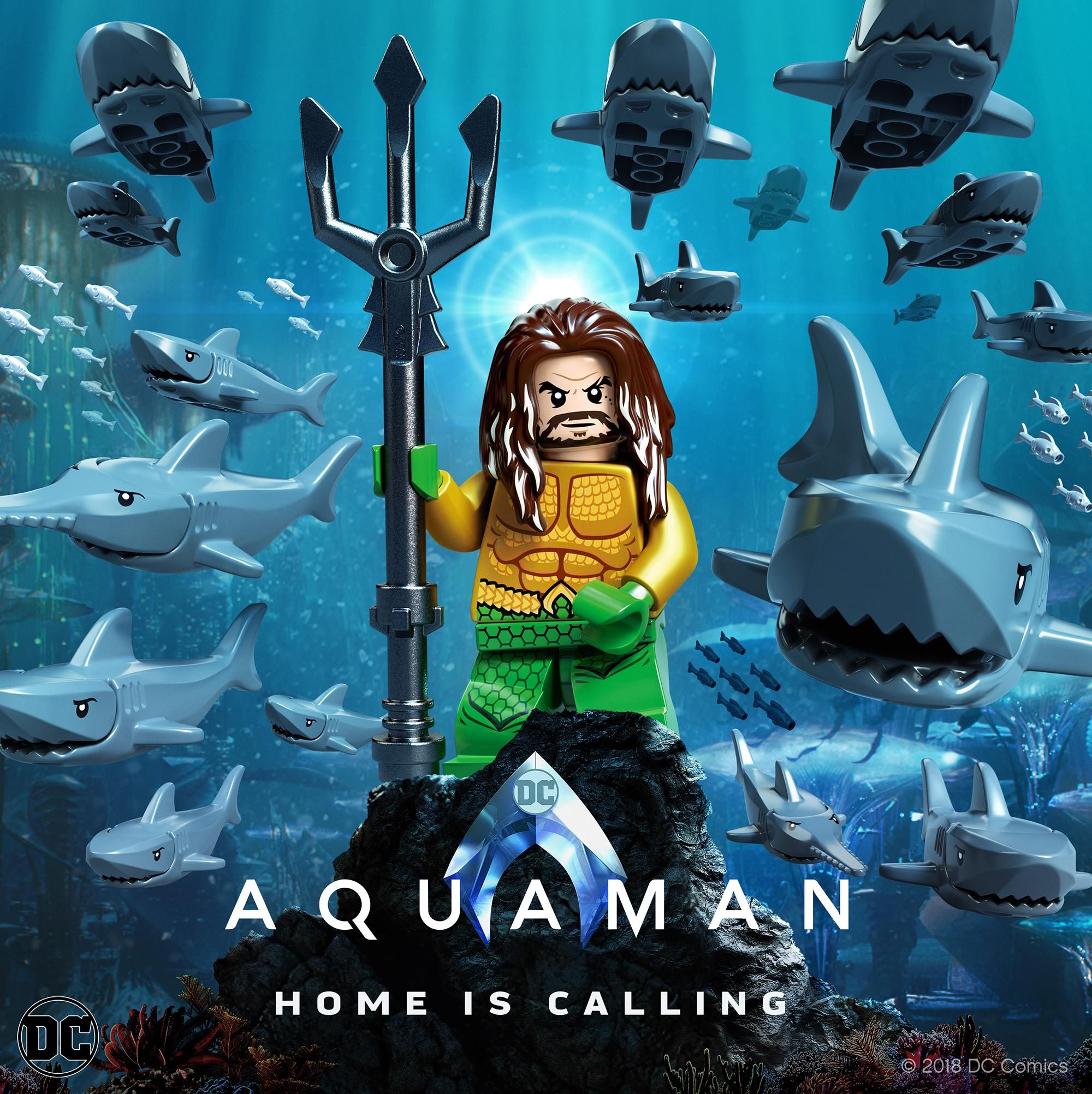 Aquaman Lego Poster