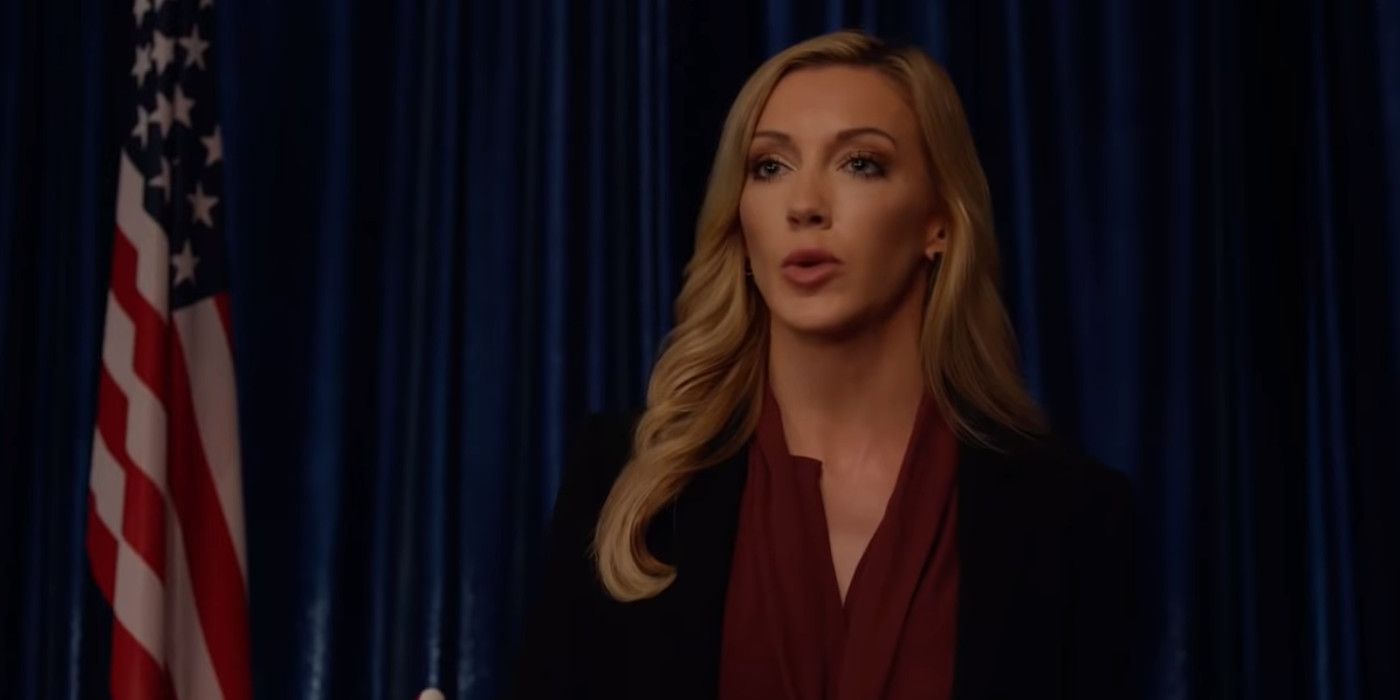 Arrow Season 7 Black Siren Katie Cassidy Pretending To Be Laurel Lance District Attorney