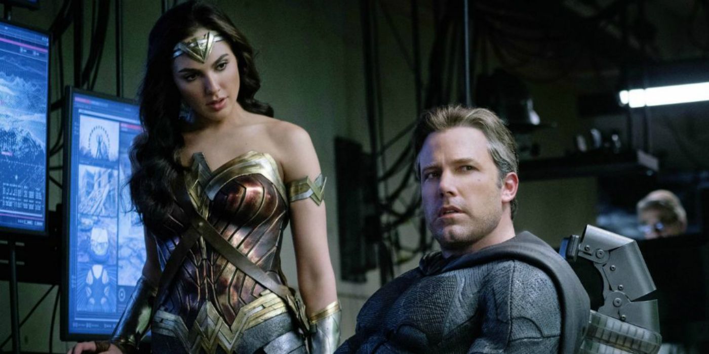 Ben Affleck as Batman and Gal Gadot as Wonder Woman in Justice League Movie