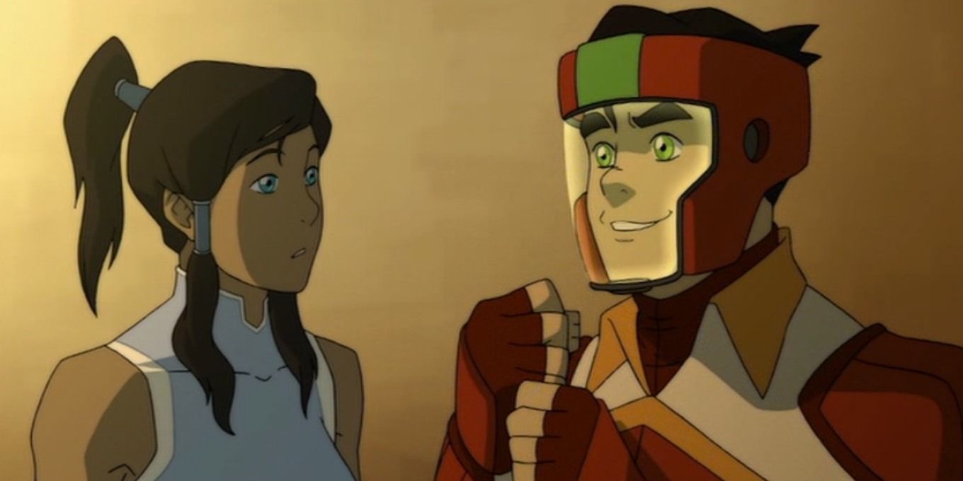 Korra first meets Bolin at a bending gym in The Legend Of Korra