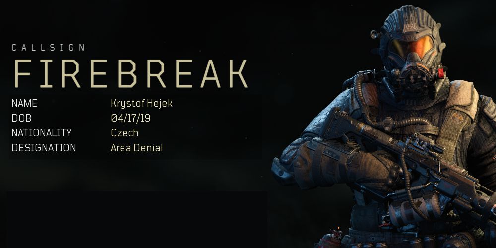 Call of Duty Black Ops 4 Specialists Firebreak