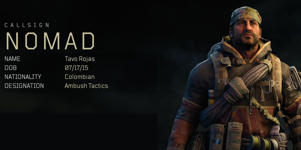 Call of Duty Black Ops 4 Specialists Nomad