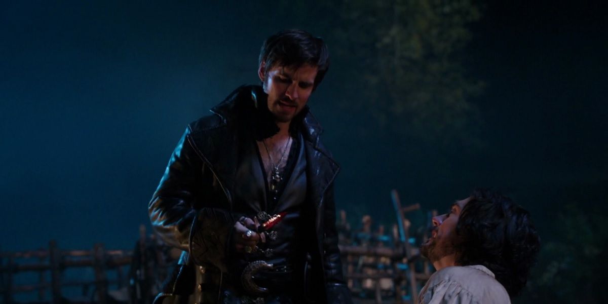 Captain Hook and his father in Once Upon A Time