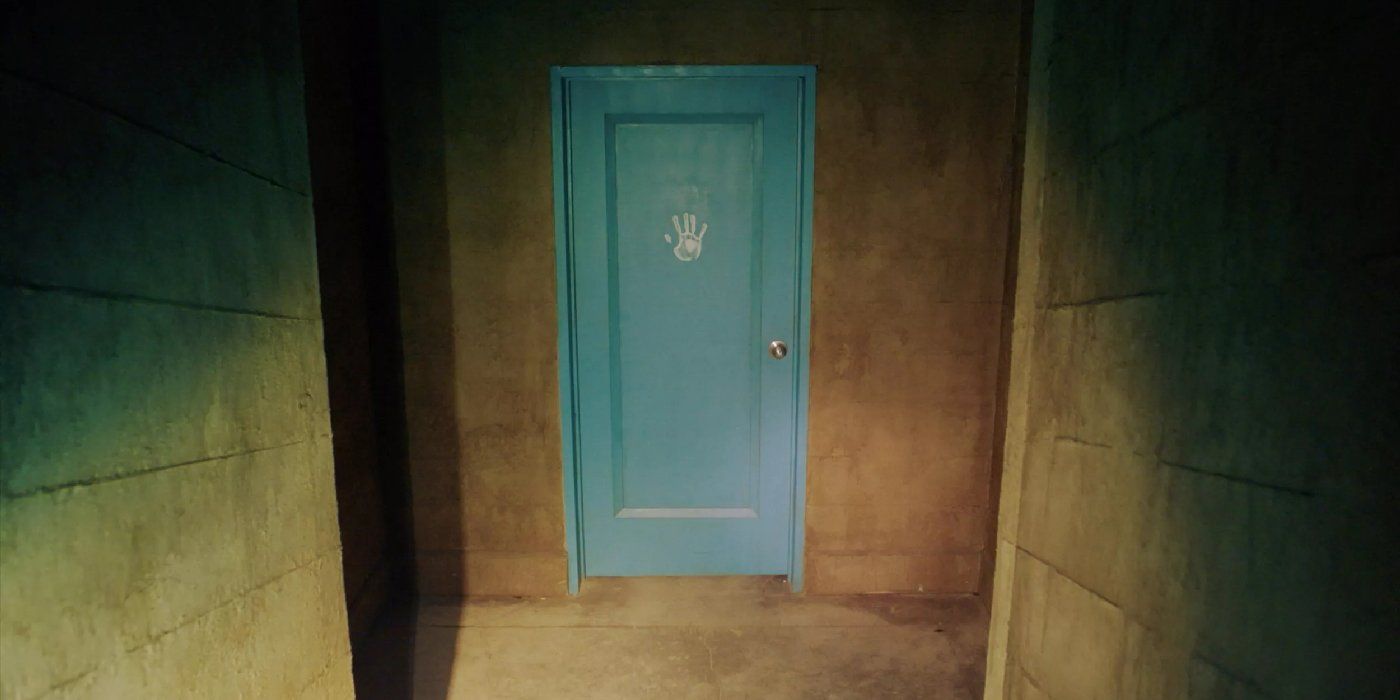 Channel Zero Dream Door blue door basement