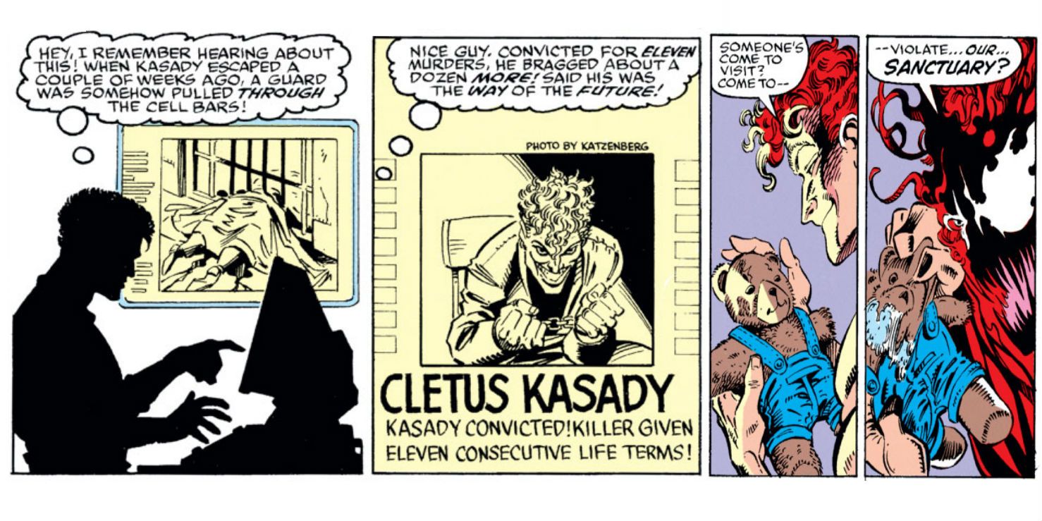 Cletus Kasady Carnage comic book origins