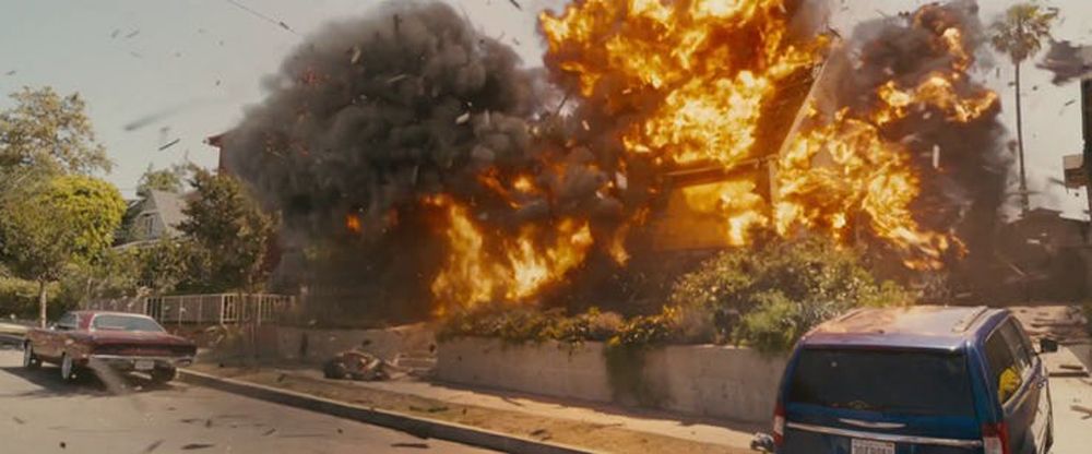 Dom's House Exploding in Furious 7