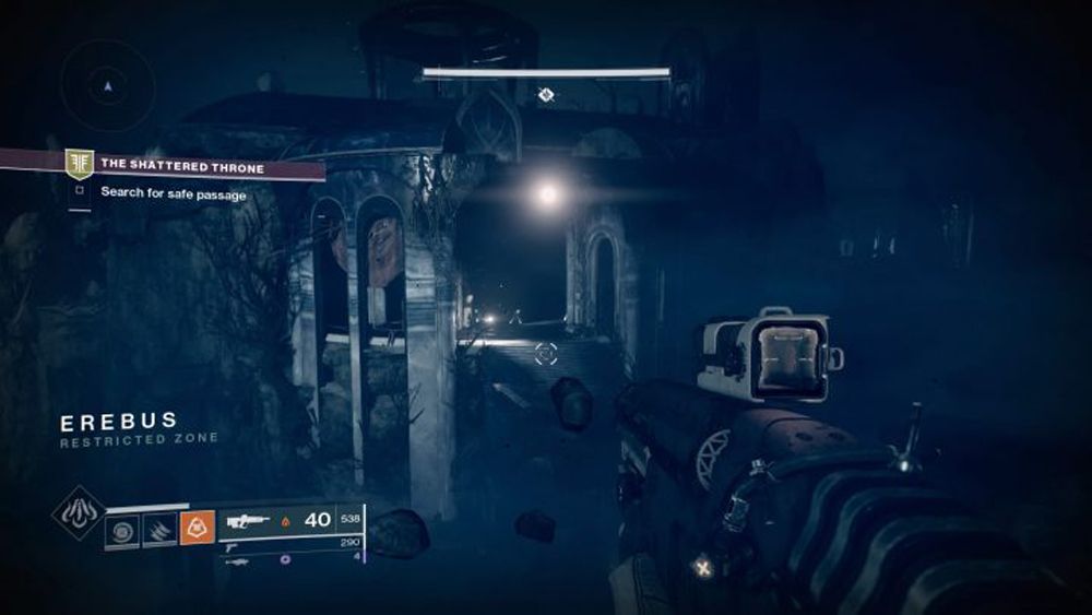 Entrance to The Shattered Throne Dungeon