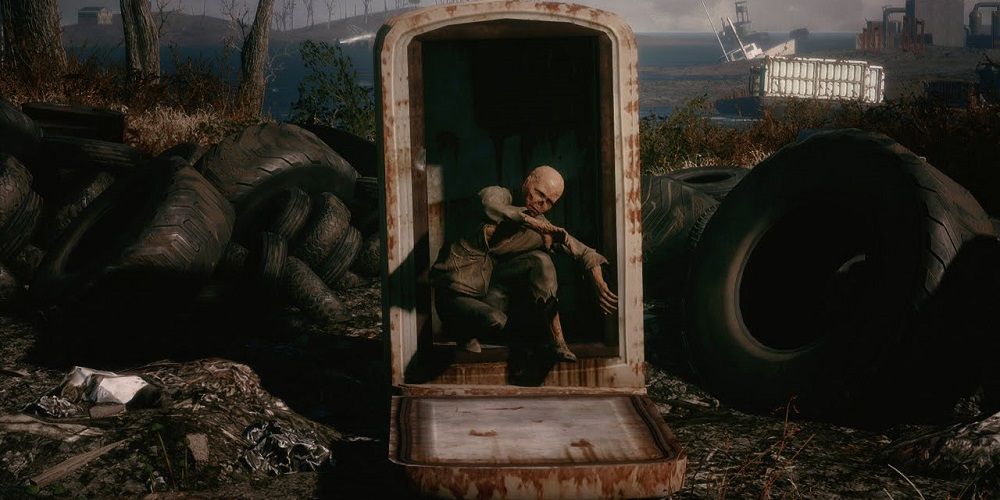 Fallout 4 kid in a fridge