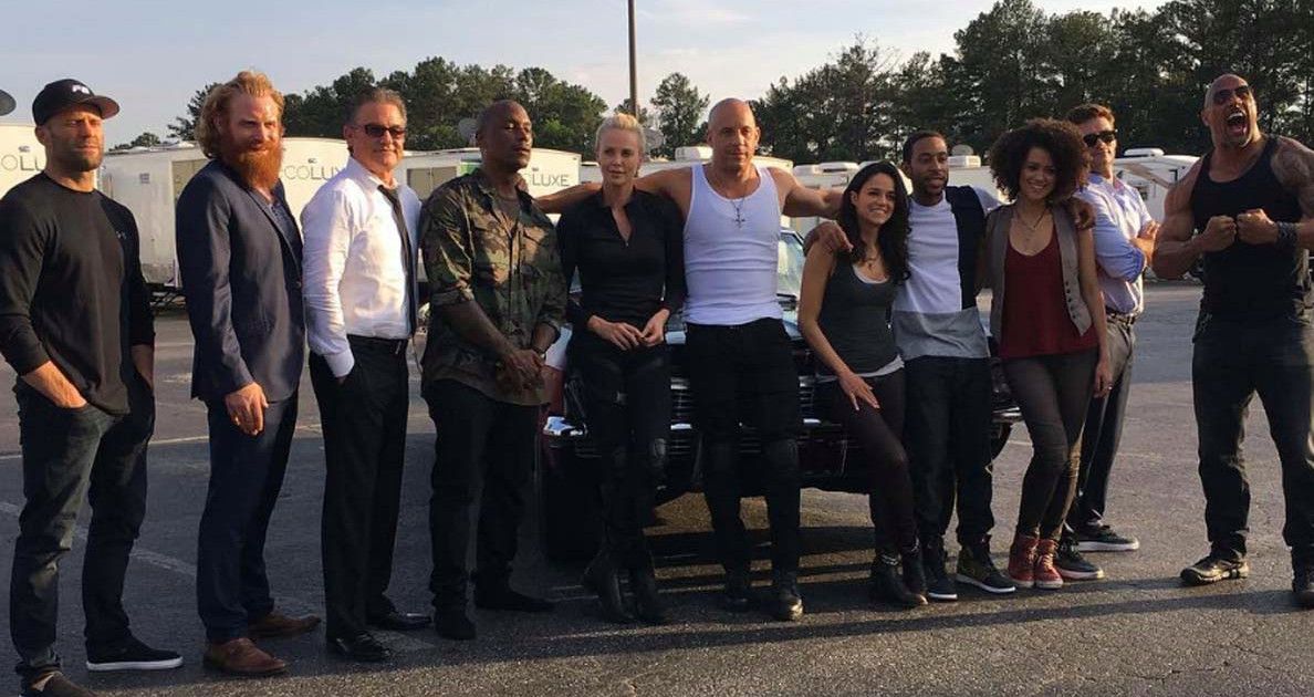 Fate of the furious cast and crew photo