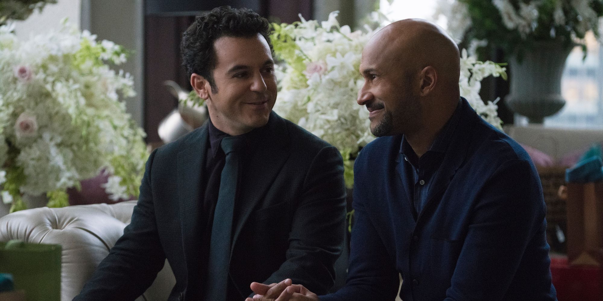 Fred Savage and Keegan-Michael Key in Friends From College Netflix