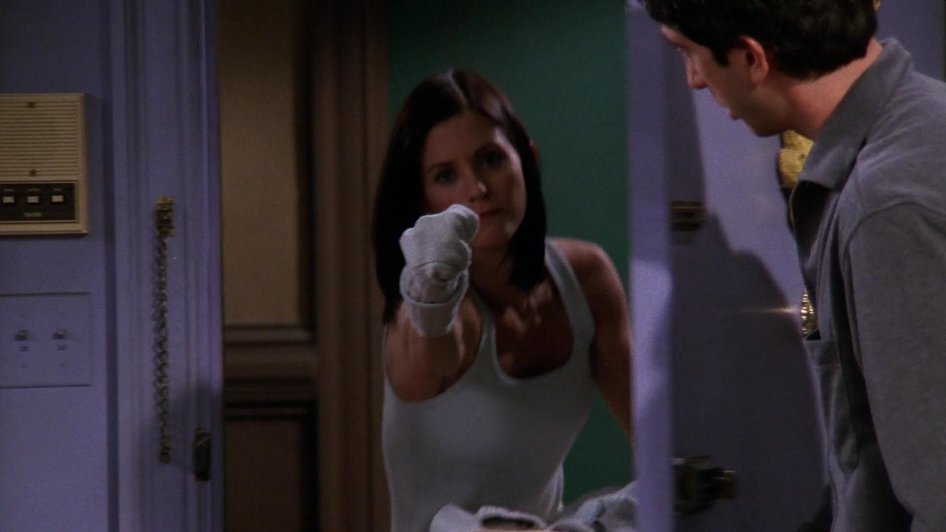 Friends Season 5 Episode 2 Monica Hand Sock