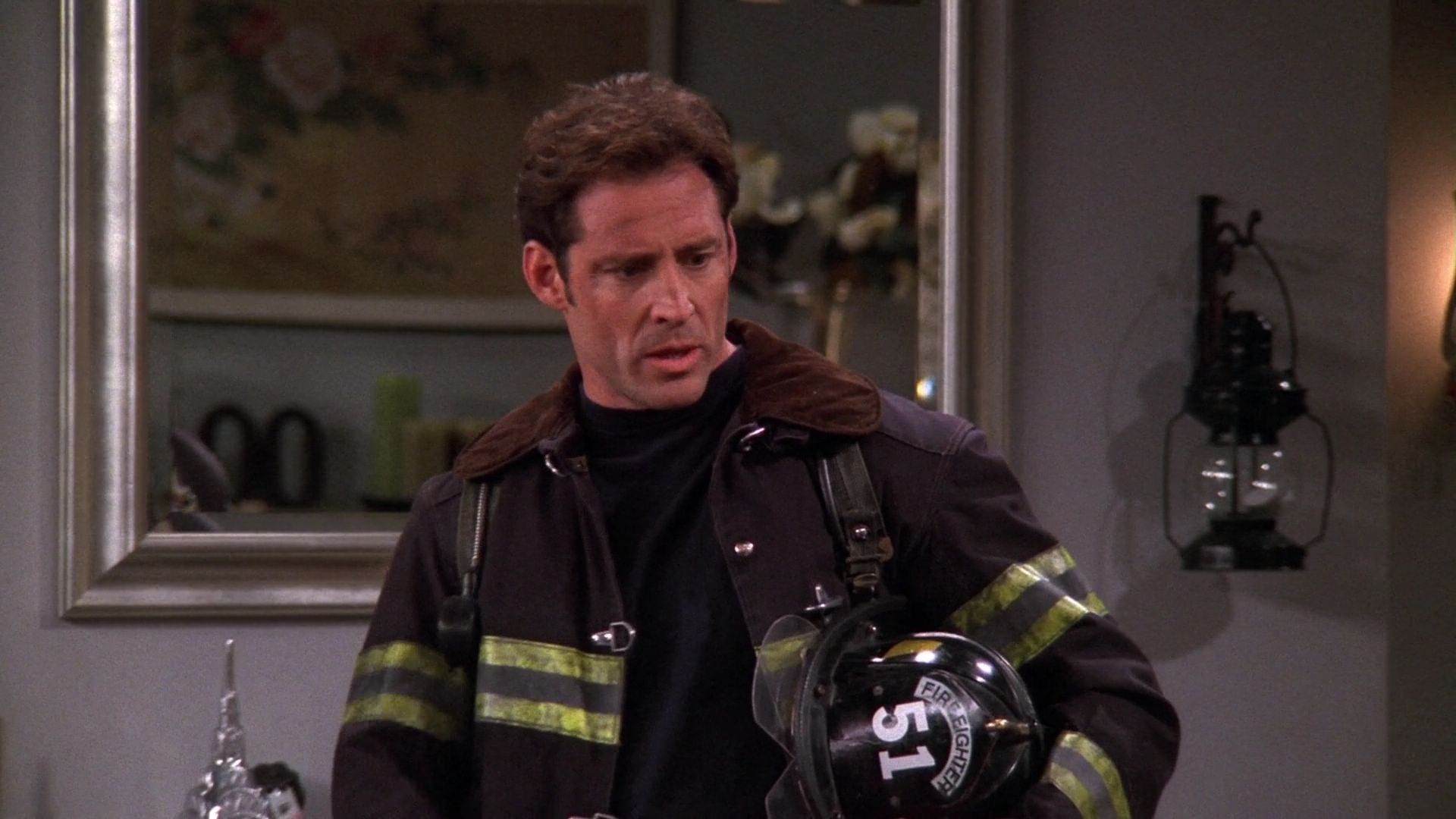 Friends Season 6 Episode 18 Firefighter Helmet