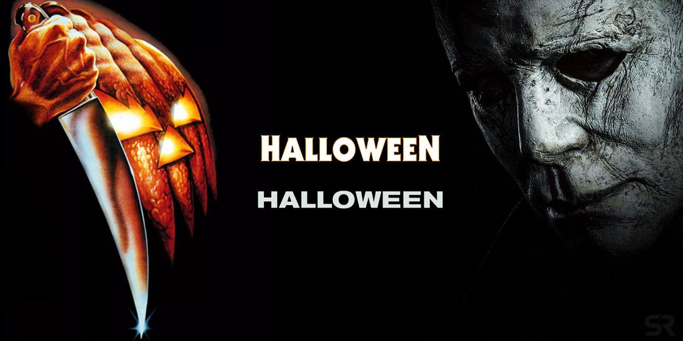 Halloween 1978 poster and Halloween 2018 poster