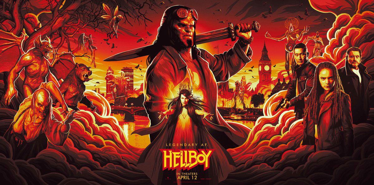 Hellboy NYCC Poster Reveals Professor Broom, Blood Queen, & More