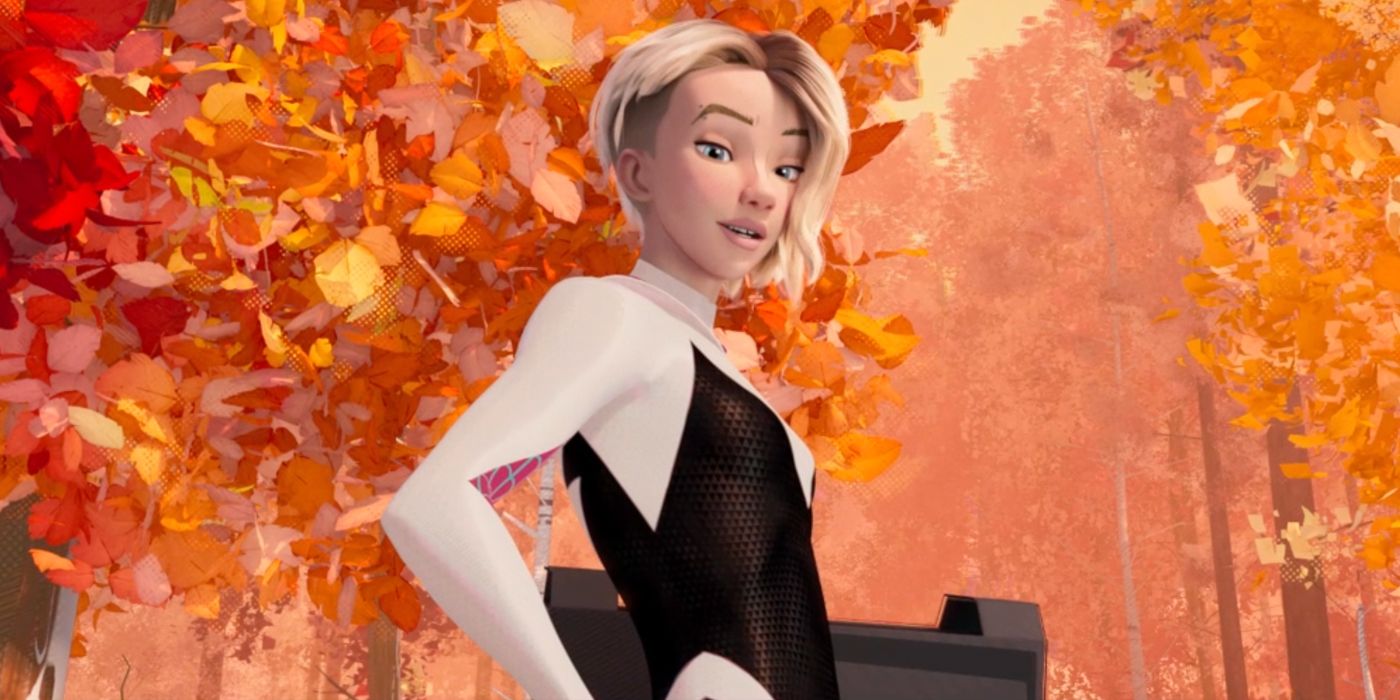 Gwen in the first in Into the Spider-Verse