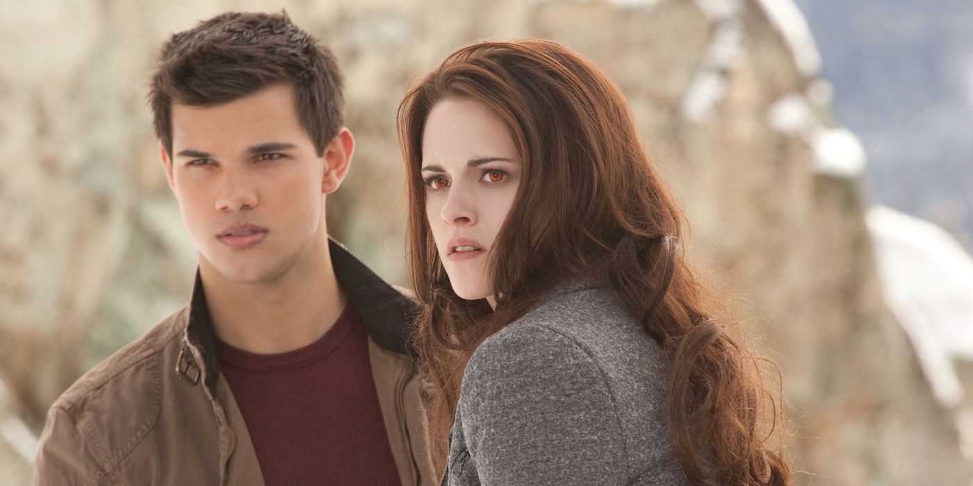 Jacob and Bella standing together.