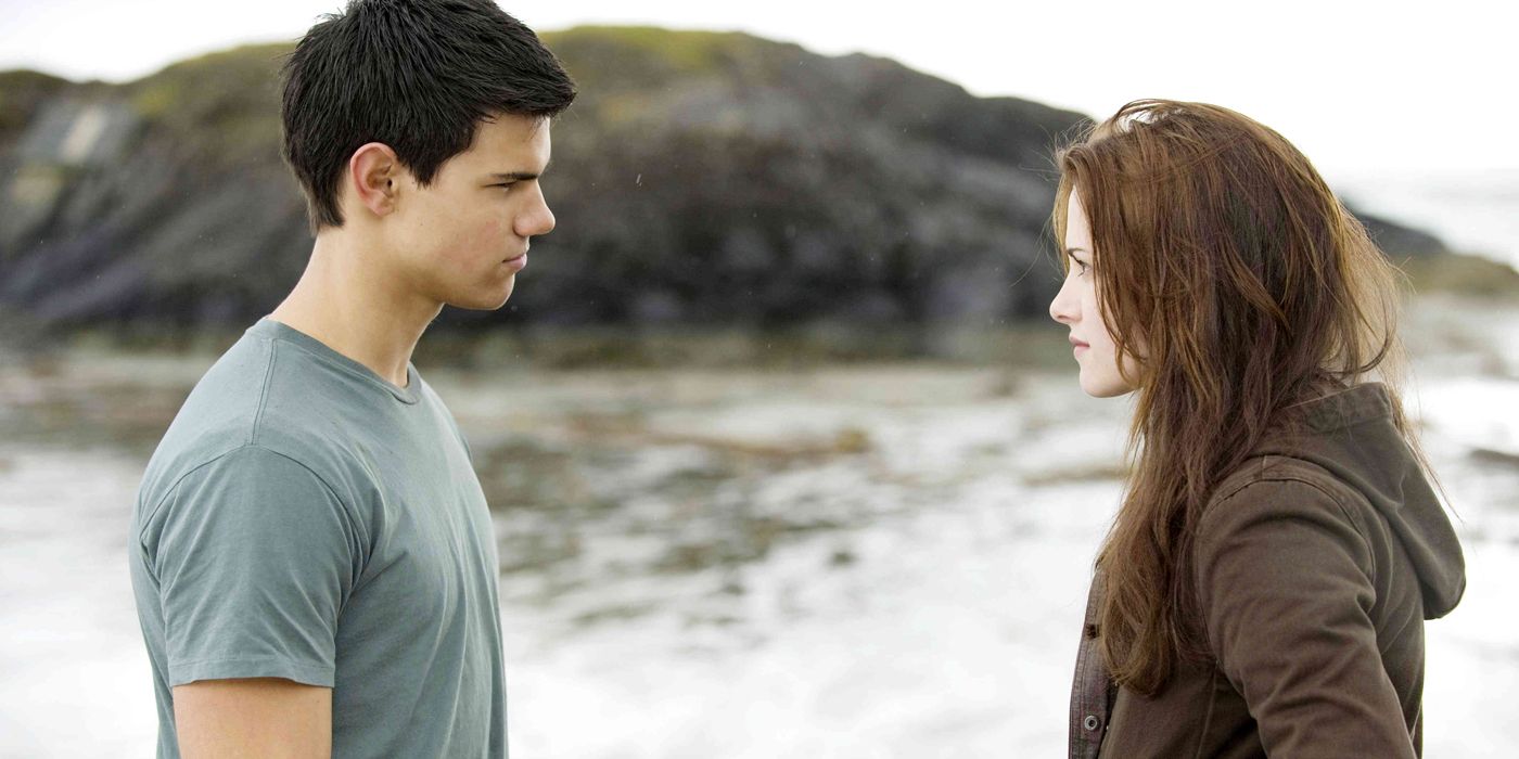 Jacob with Bella in New Moon.