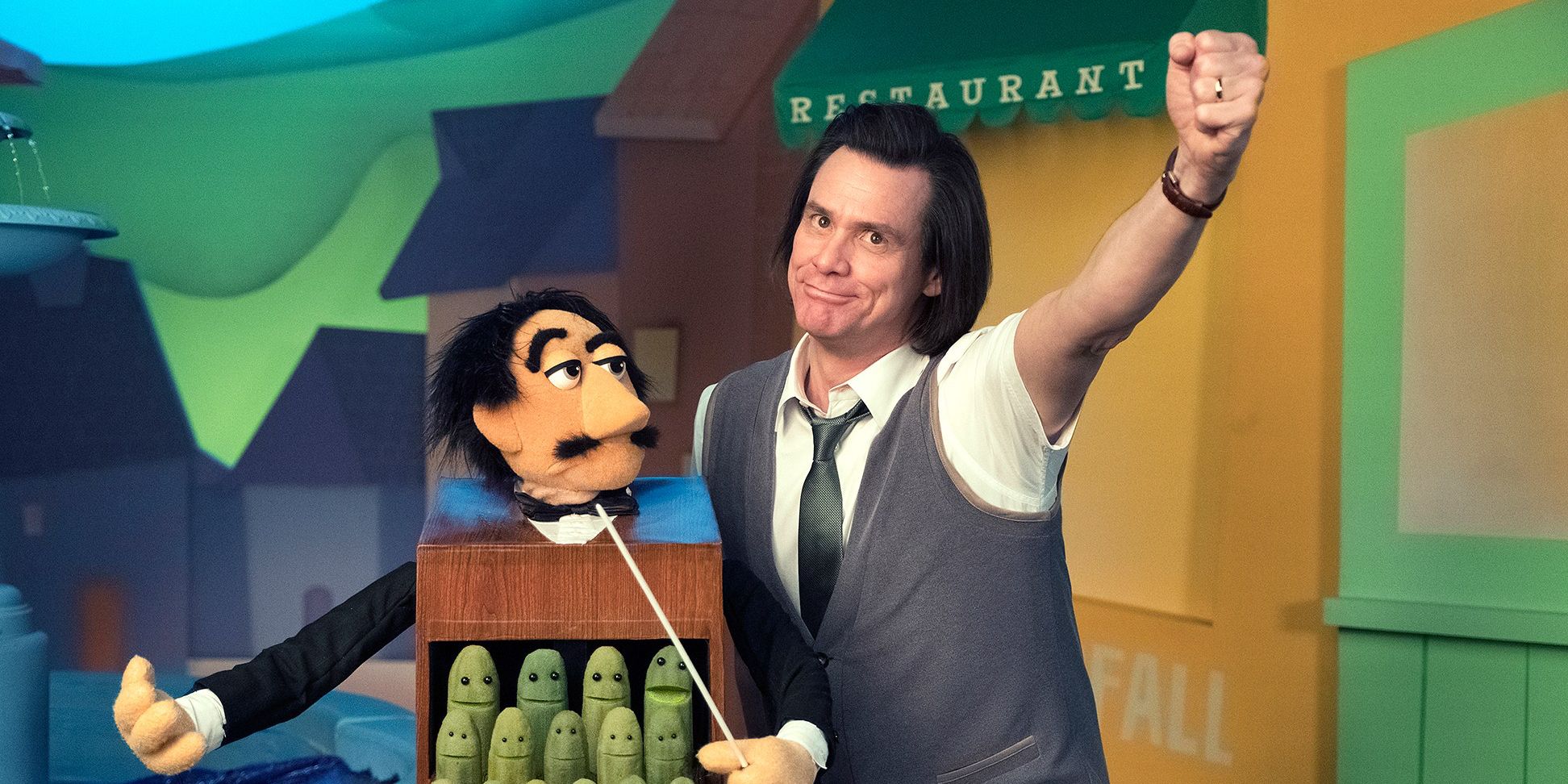 Jim Carrey as Mr. Pickles in Kidding Showtime