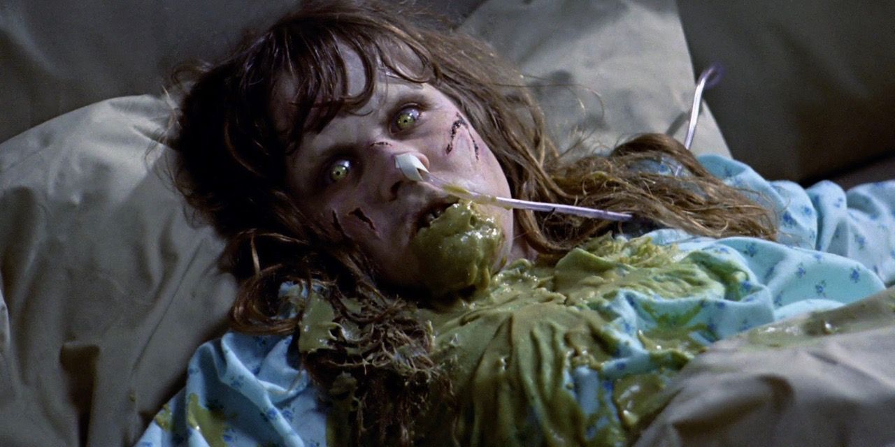 Linda Blair Covered in Pea Soup The Exorcist