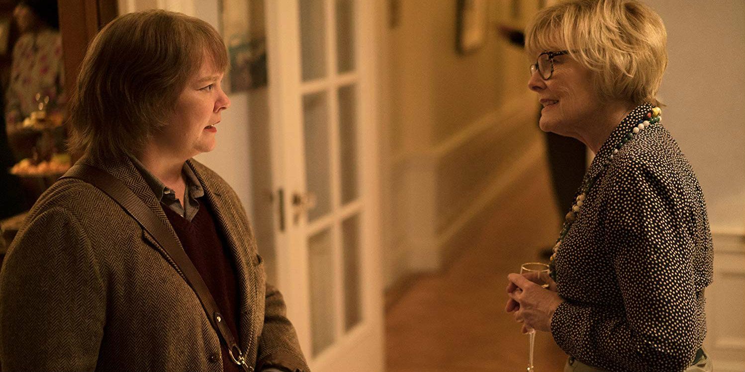 Jane Curtin argues with Melissa McCarthy in Can You Ever Forgive Me?