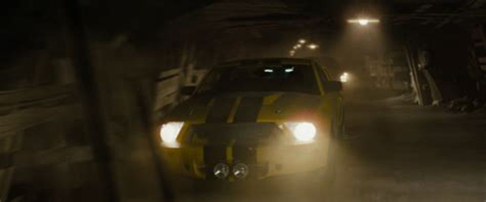 Mustang in the Mountain Tunnel Fast and Furious