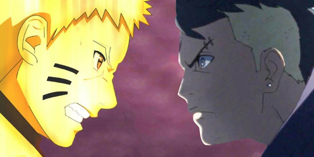 Naruto and Kawaki face off in Boruto