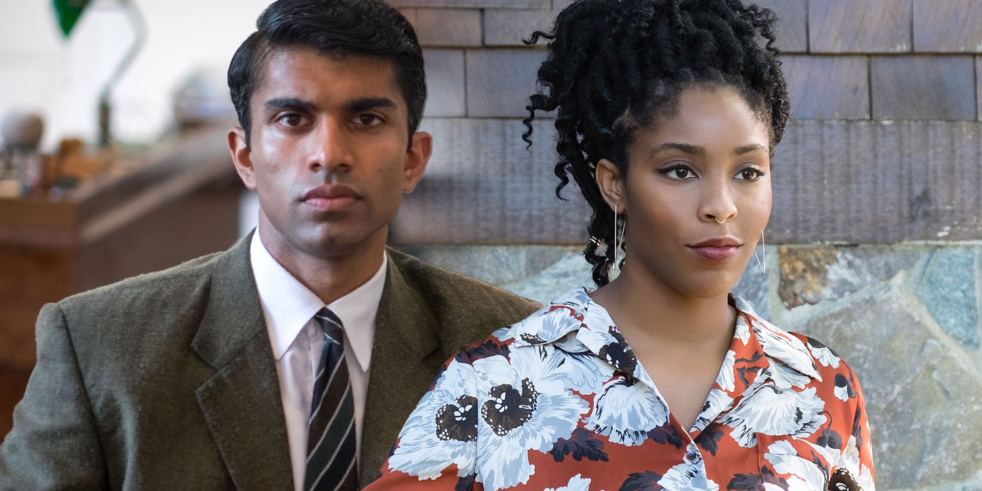Nikesh Patel and Jessica Williams in Four Wedding And A Funeral Hulu