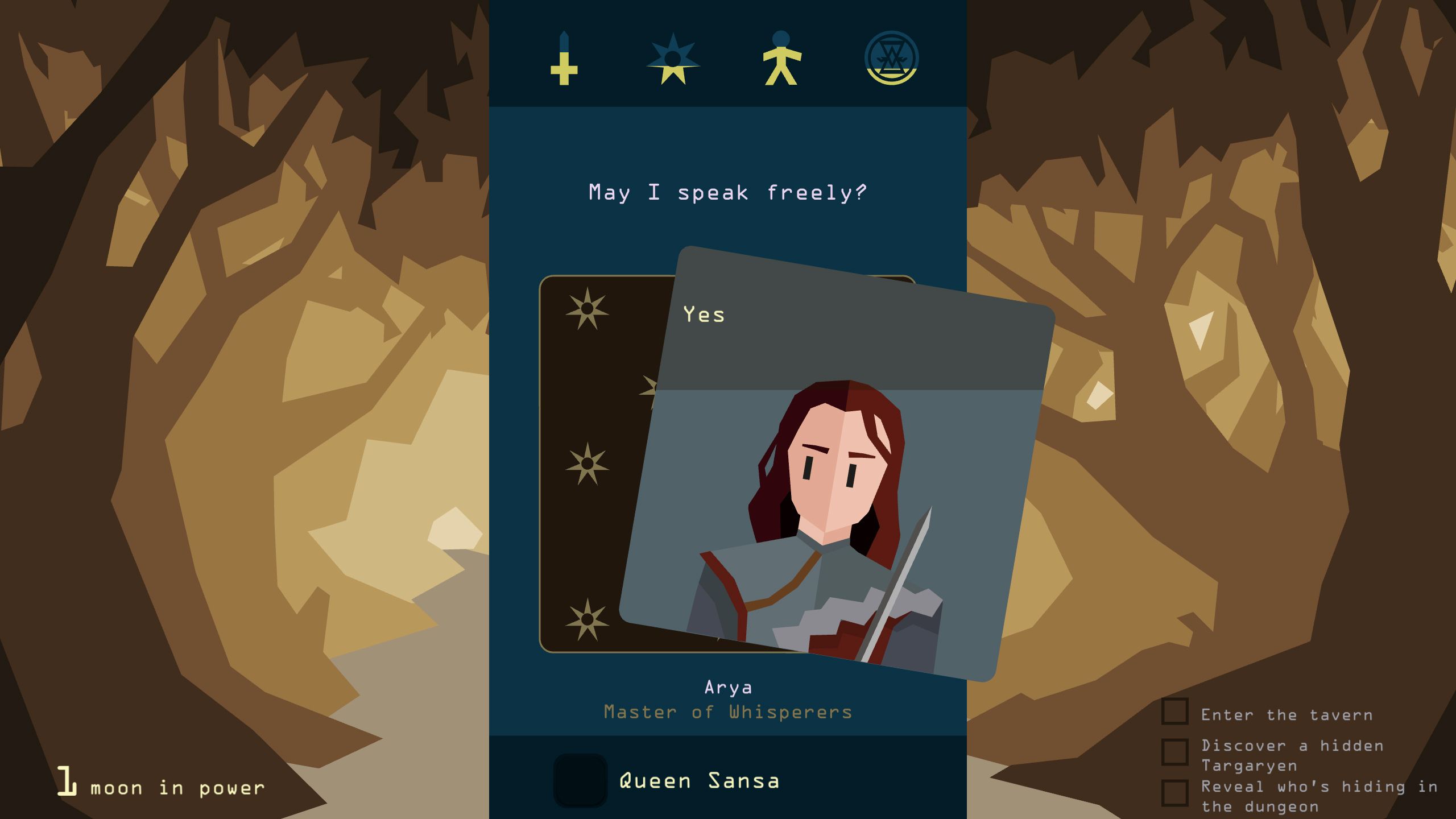 Reigns Game of Thrones Arya