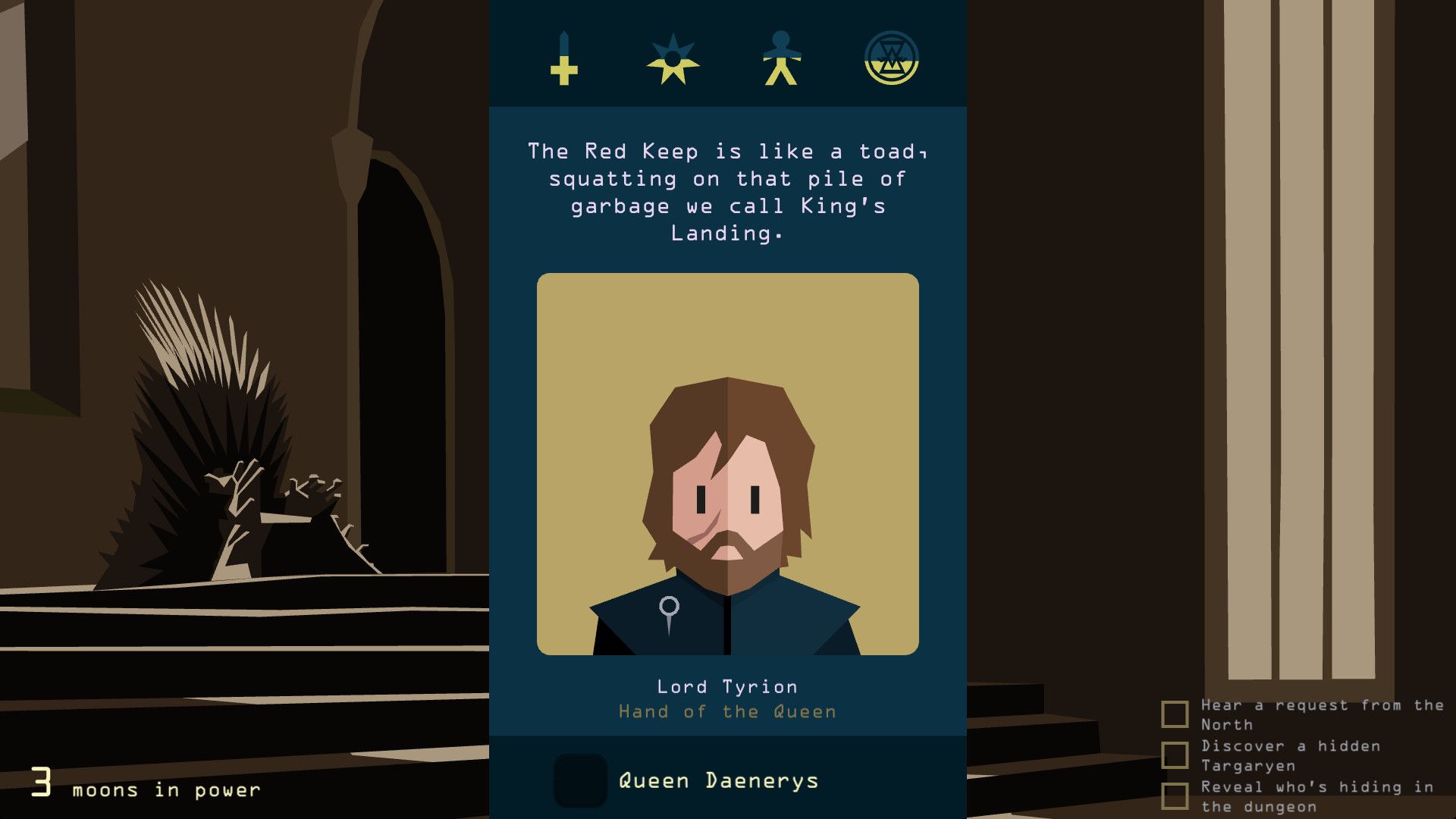 Reigns Game of Thrones Tyrion