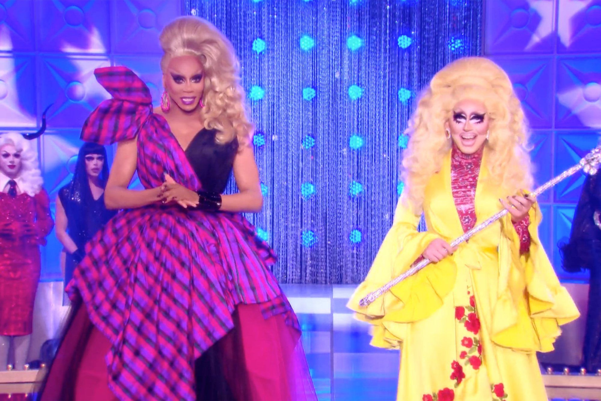 RuPaul and Trixie on Drag Race