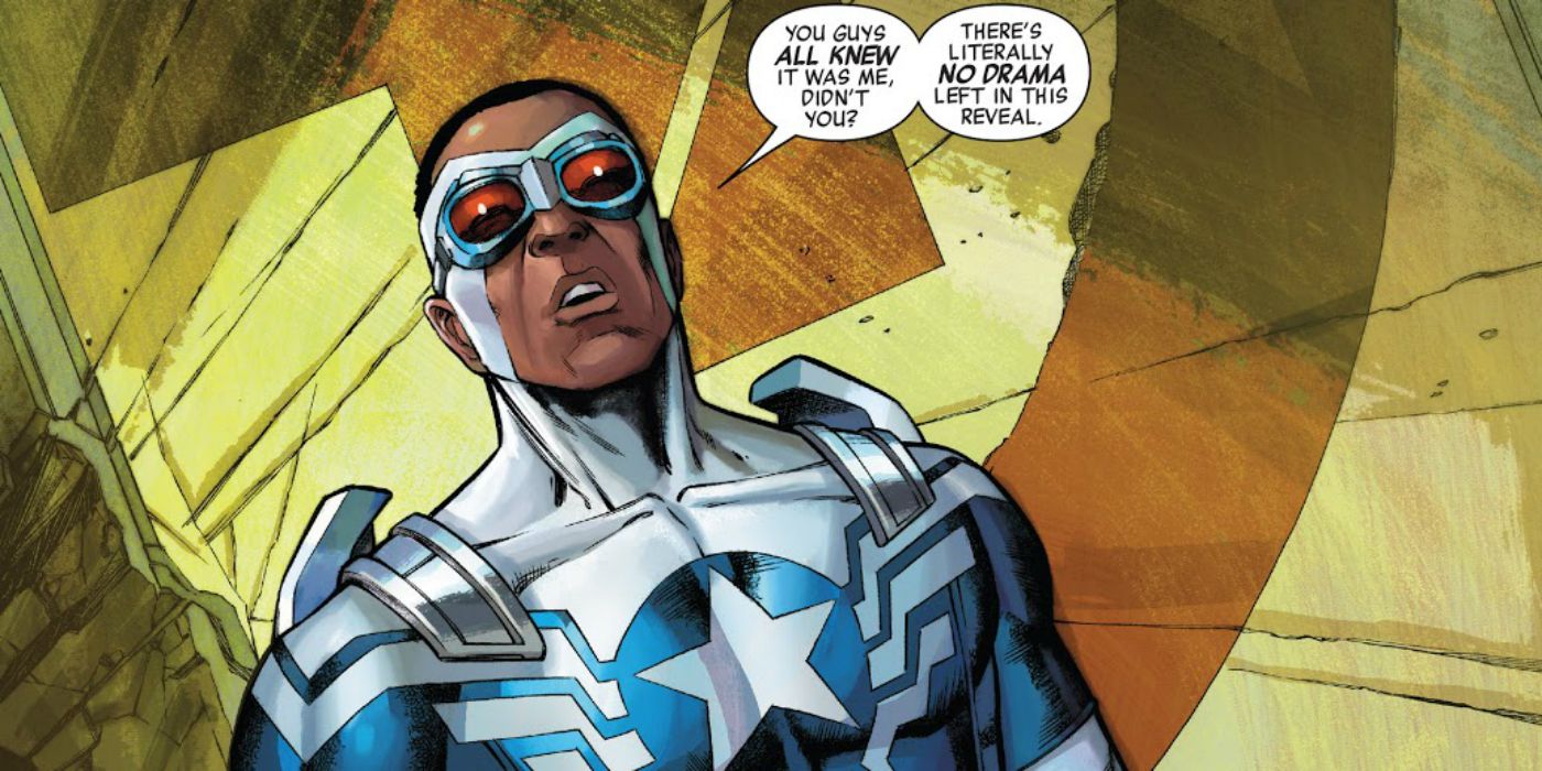 Sam Wilson reveals his new identity as Captain America