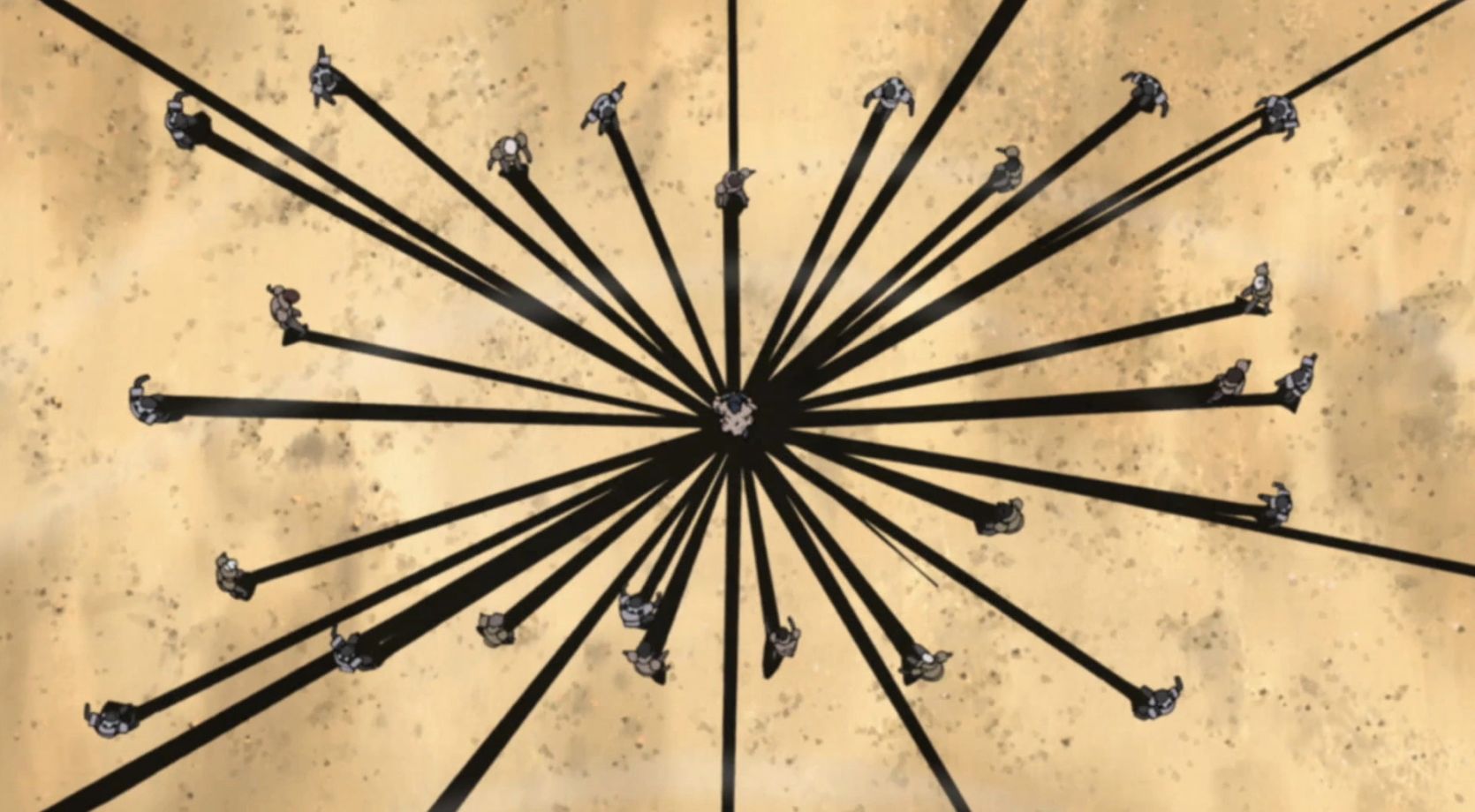 Shikakau Nara Uses The Black Spider Lily Technique In Naruto Shippuden