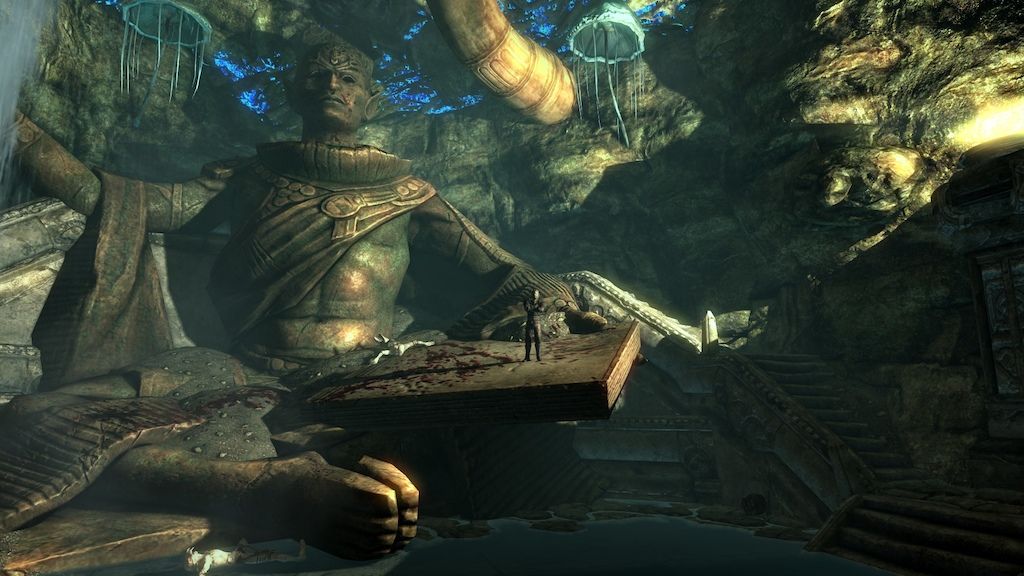 Skyrim Mercer Frey Snow Elf Statue