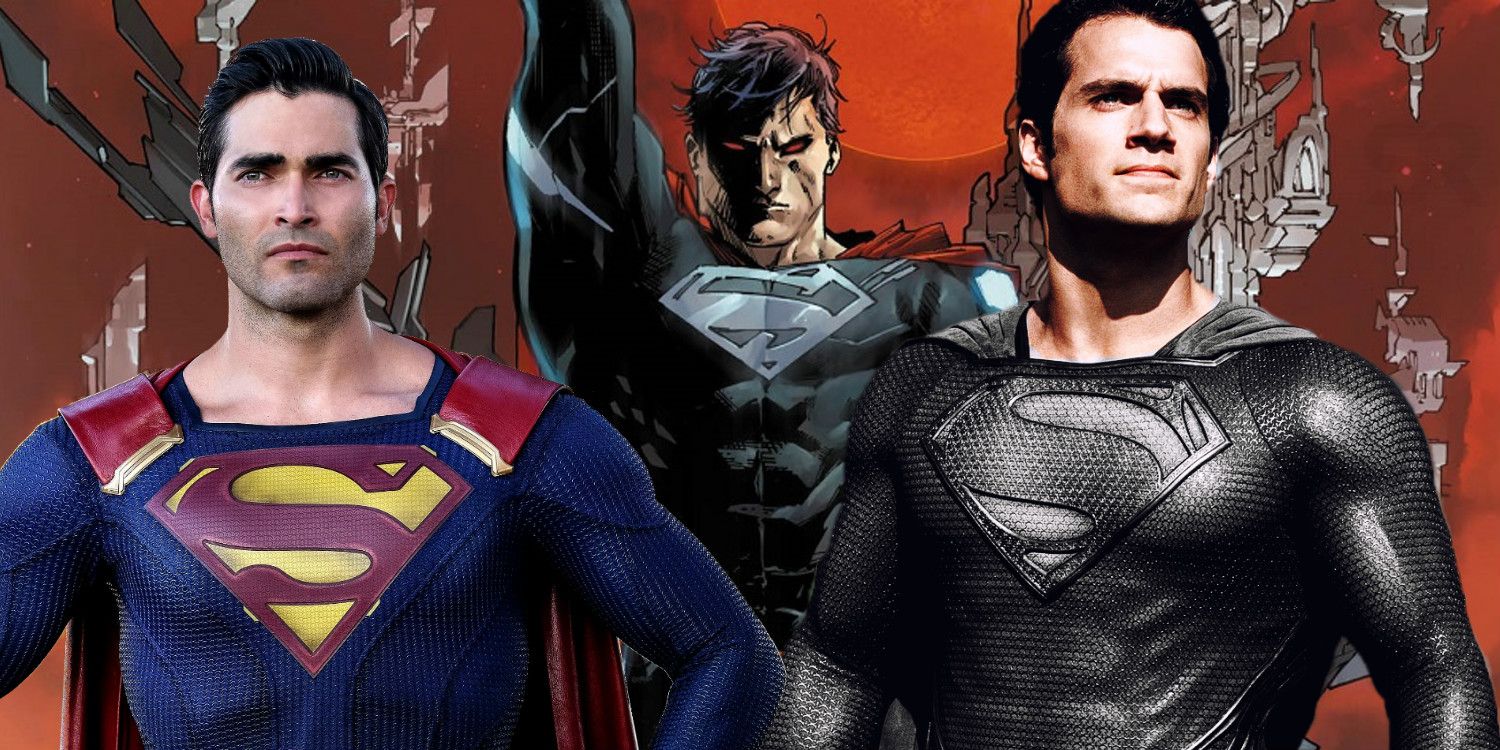 Superman Black Suit Tyler Hoechlin Henry Cavill