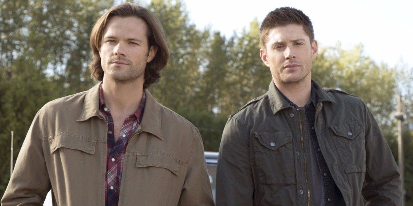 Sam and Dean stand together