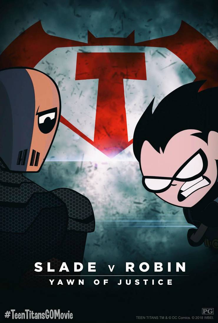 Teen Titans Go Parodies Batman V Superman Poster Screen Rant