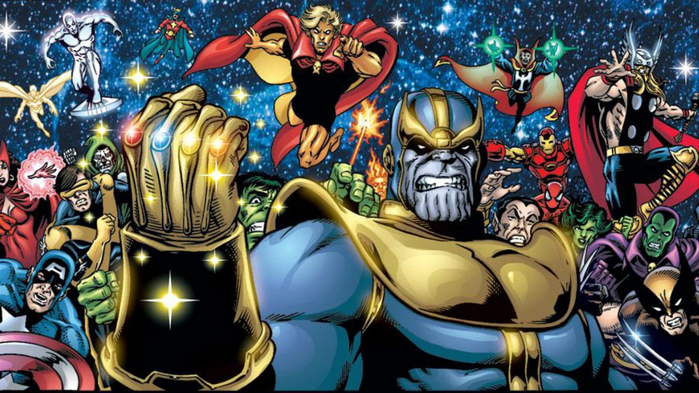 Thanos Avengers Team-up