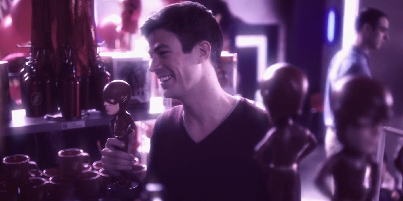 The Flash Barry Allen With Bobblehead in The Flash Museum
