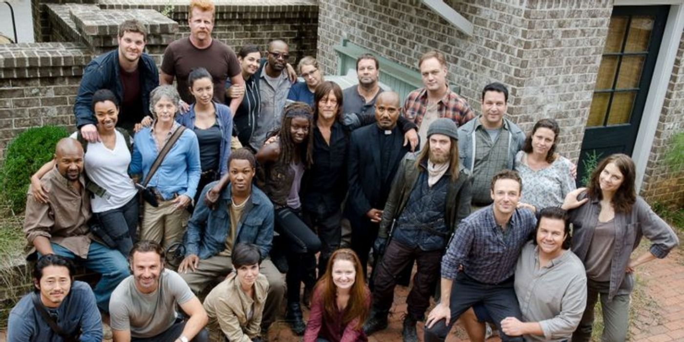The cast of The Walking Dead.
