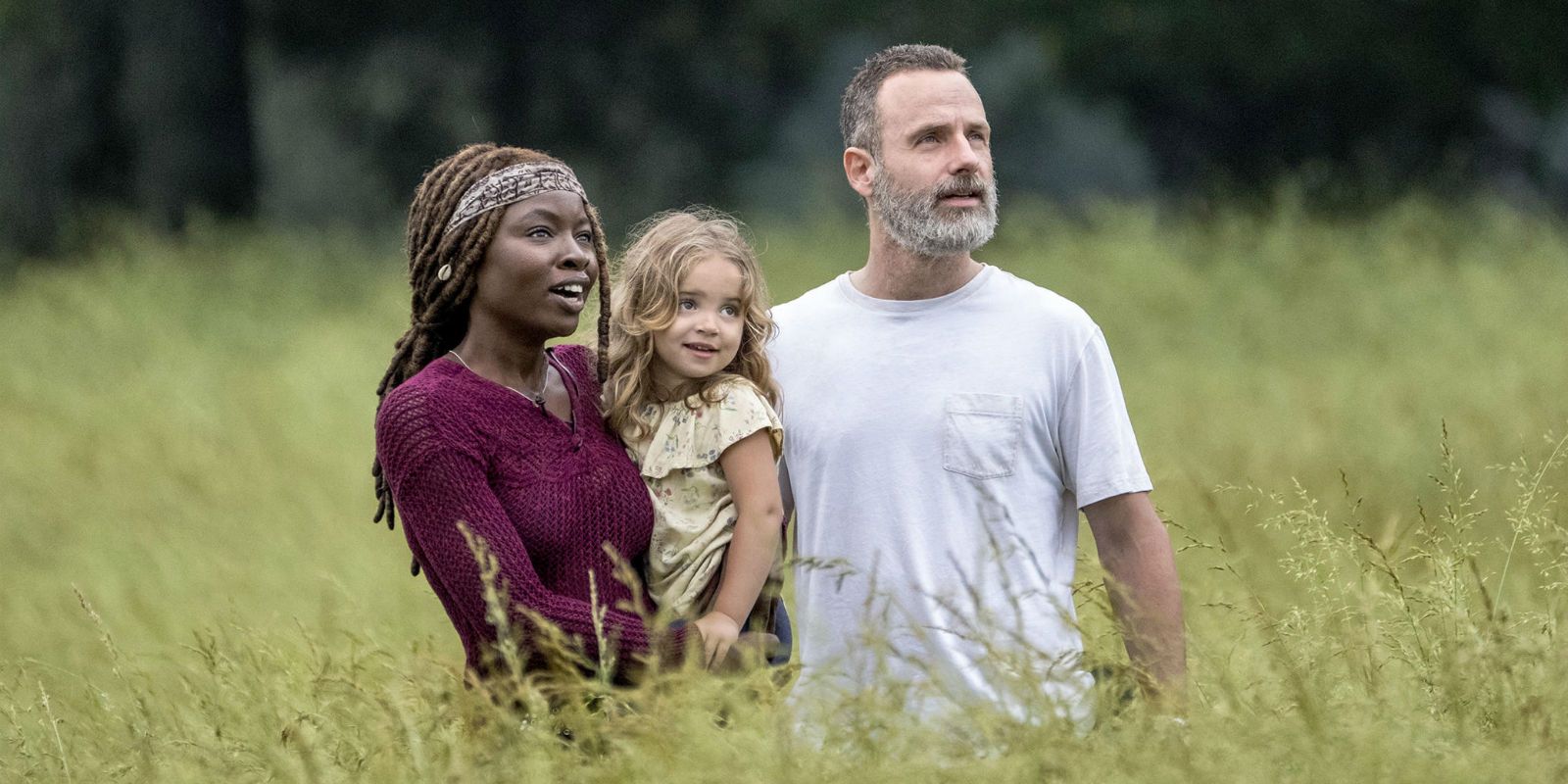 Walking Dead season 9 premiere - Rick Judith and Michonne