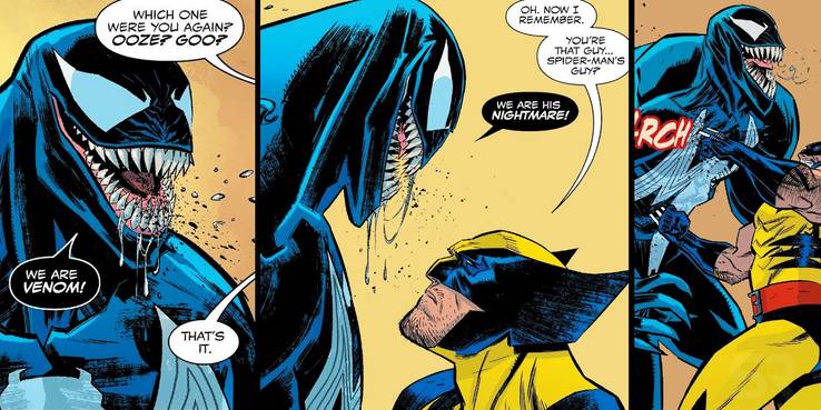 Wolverine Meets Venom Comic