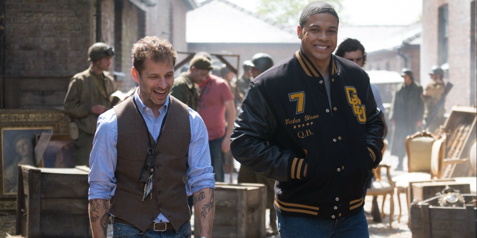 Zack Snyder and Ray Fisher Behind the Scenes on Justice League